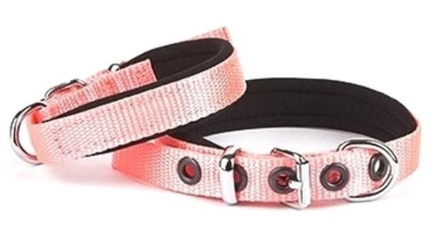 Doggie Konfor Ayarlanabilir Boyun Köpek Tasması 1.5 x 20 - 25 cm Pembe