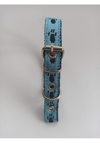 Kozaklı Ayarlanabilir Boyun Köpek Tasması 2 x 40 cm Mavi