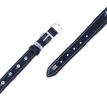 Doggie Konfor Ayarlanabilir Boyun Köpek Tasması 2 x 35 - 40 cm Siyah
