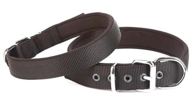 Doggie Konfor Ayarlanabilir Boyun Köpek Tasması 2.5 x 37 - 45 Siyah