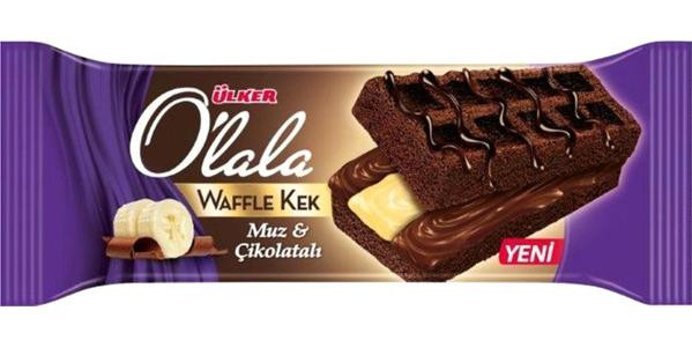 Ülker Olala Waffle Çikolatalı-Muzlu Kek 70 gr