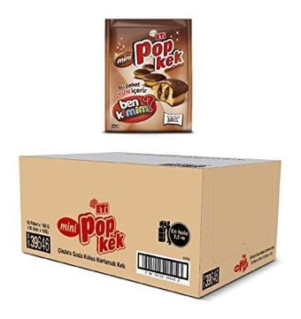 Eti Popkek Mini Çikolatalı Kek 10x180 gr