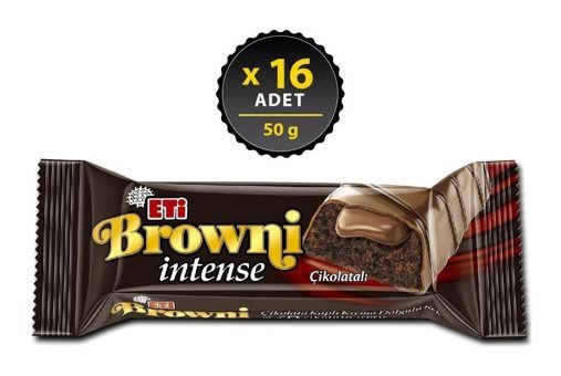 Eti Browni Intense Çikolatalı Kek 16x50 gr
