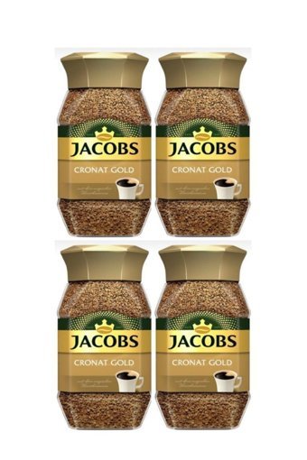 Jacobs Cronat Gold Kavanoz Granül Kahve 4x100 gr