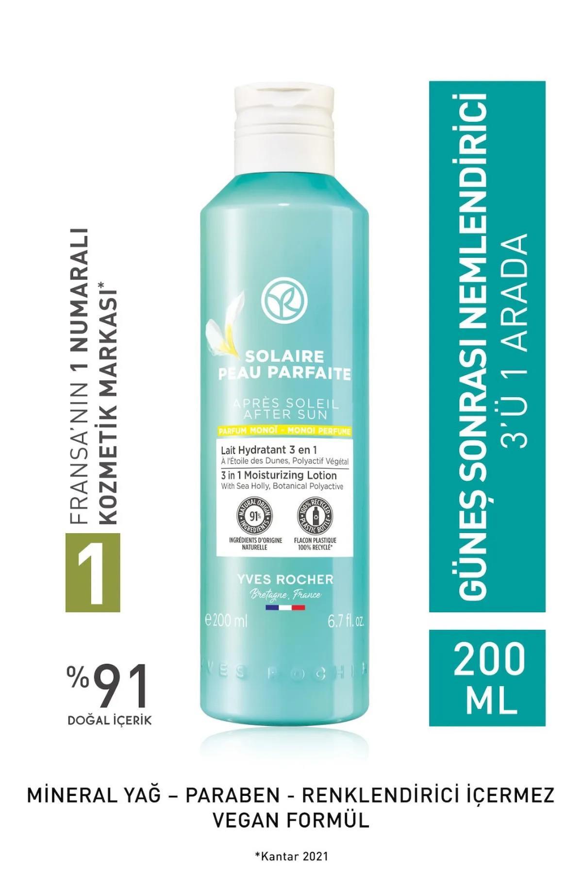 Yves Rocher 3'ü 1 Arada Nemlendirici Güneş Sonrası Losyon 200 ml