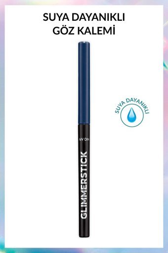 Avon Glimmersticks Asansörlü Parlak Simli Akmayan Lacivert Göz Kalemi