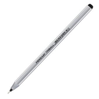 Pensan Triball 1.0 mm İğne Uçlu Siyah 12'li Tükenmez Kalem