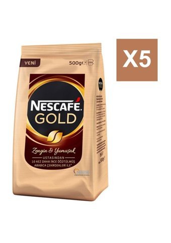 Nescafe Gold Paket Granül Kahve 5x500 gr