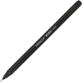 Pensan Büro 1 mm Siyah Tükenmez Kalem