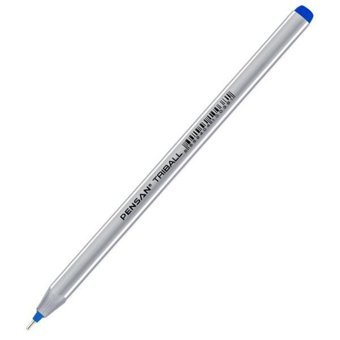 Pensan Triball 1.0 mm İğne Uçlu Mavi 12'li Tükenmez Kalem