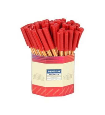Pensan 1010 1.0 mm Kırmızı 60'lı Tükenmez Kalem