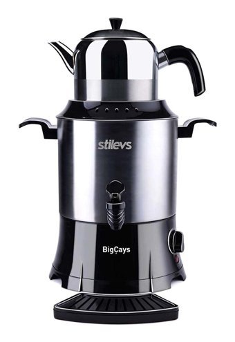 Stilevs 1250 W Çelik Elektrikli Semaver İnox