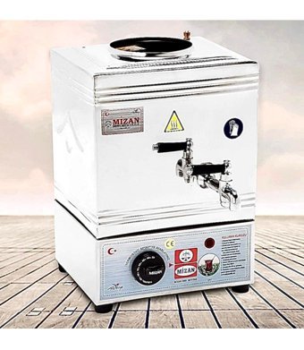 Mizan 10 lt Paslanmaz Çelik Elektrikli Semaver İnox