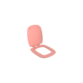 Bocchi Fenice Üstten Sıkmalı Yavaş Kapanan Pembe Oval Klozet Kapağı