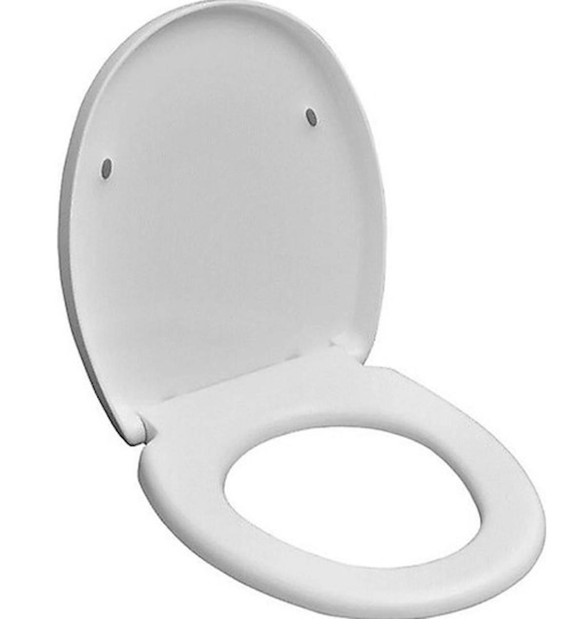 Serel Anemon Slim Yavaş Kapanan Beyaz Oval Klozet Kapağı
