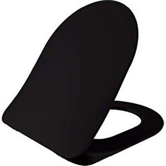 Creavit KC0903 Duck Yavaş Kapanan Mat Siyah Oval Klozet Kapağı