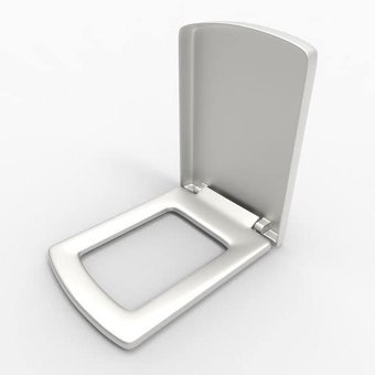 Lucco Loop Yavaş Kapanan Platin Kare Klozet Kapağı