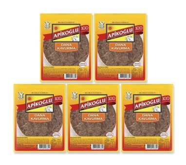 Apikoğlu Siniri Alınmış Dilim Kavurma 5x100 gr