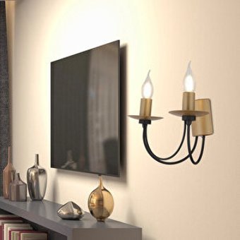 Apliqa Joyce 2'li Metal Led Aplik Çok Renkli