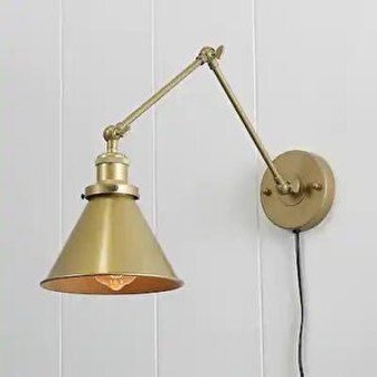 Rsylight Mafsallı Tekli Metal Led Aplik Eskitme