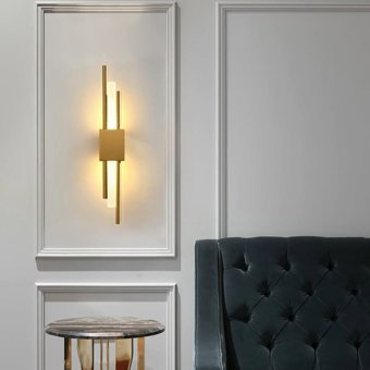 Voxlamp Lighting Talk 3'lü Alüminyum Led Aplik Altın