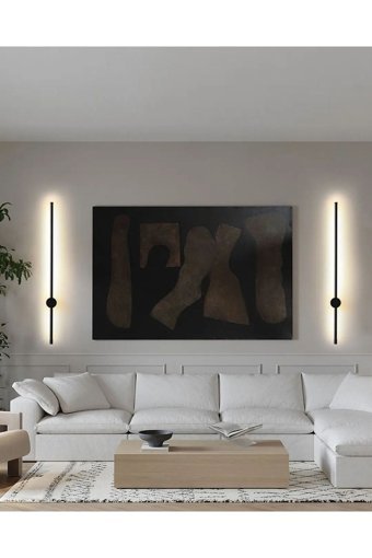 Özcan Aydınlatma 3006-3 Tekli Metal Led Aplik Siyah