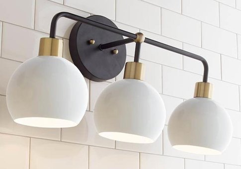 Rsylight Retro 3'lü Metal Aplik Beyaz