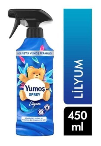 Yumoş Lilyum Kokulu Sprey Çamaşır Parfümü 6x450ml