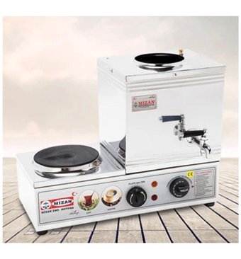 Mizan Mç205 10 lt Çelik Elektrikli Semaver Gri