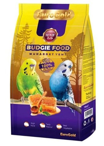 Eurogold Muhabbet Kuşu Kabuklu Ballı Vitaminli Yetişkin Kuş Yemi 2x750 gr