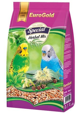 Eurogold Special Kabuklu Okaliptus Vitaminli Yetişkin Kuş Yemi 2x500 gr