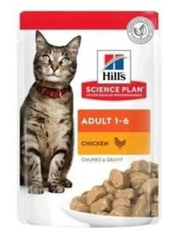 Hill's Yetişkin Tavuklu Yaş Kedi Maması 12x85 gr