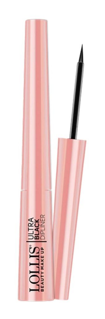 Lollis Mat Siyah İnce Uçlu Fırça Sıvı Eyeliner