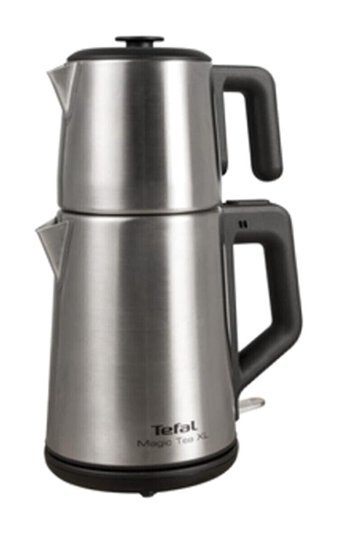 Tefal Magiç Tea Xl Otomatik Paslanmaz Çelik Demlikli 1650 W Işıklı Paslanmaz Çelik Inox Çay Makinesi