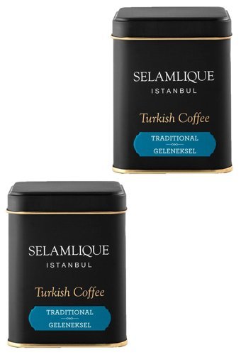 Selamlique Sade Orta Kavrulmuş Türk Kahvesi 2x125 gr