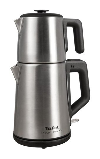 Tefal BJ561A Otomatik Paslanmaz Çelik Demlikli 1650 W Işıklı Paslanmaz Çelik Inox Çay Makinesi