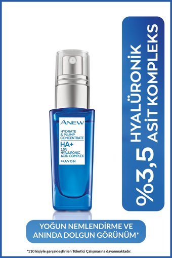 Avon Anew Hydrate & Plump Yüz Dolgunlaştıran Canlandırıcı Kırışıklık Karşıtı Jel Yüz Serumu 30 ml