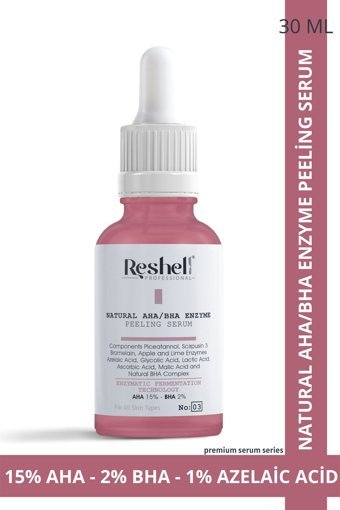 Reshell AHA 15% + BHA 2% Canlandırıcı Jel Yüz Serumu 30 ml