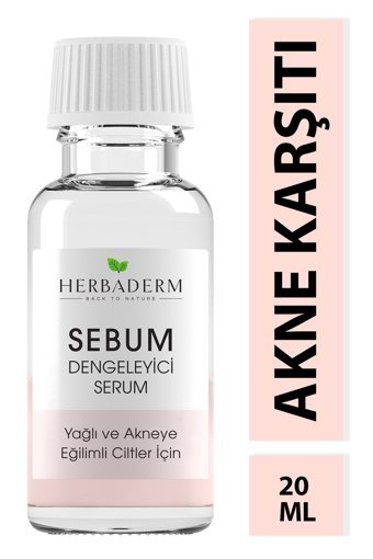 Herbaderm Sebum Dengeleyici Jel Yüz Serumu 20 ml