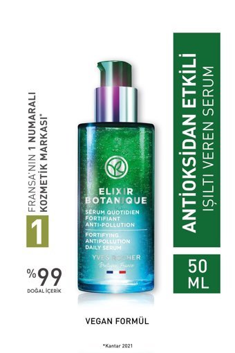 Yves Rocher Elixir Botanique Yüz Dolgunlaştıran Canlandırıcı Yaşlanma Kırışıklık Karşıtı Jel Yüz Serumu 50 ml