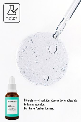 Maru.derm Pore Minimazing Daily Yüz Dolgunlaştıran Canlandırıcı Kırışıklık Karşıtı Jel Yüz Serumu 30 ml