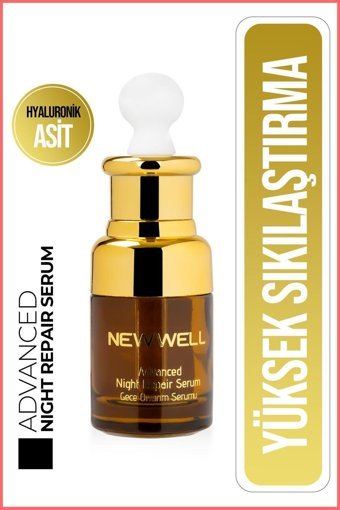New Well Advanced Night Repair Yüz Dolgunlaştıran Canlandırıcı Kırışıklık Karşıtı Jel Yüz Serumu 30 ml