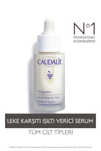 Caudalie Vinoperfect Yüz Dolgunlaştıran Canlandırıcı Kırışıklık Karşıtı Jel Yüz Serumu 30 ml