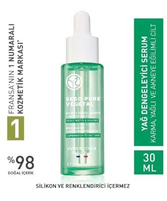 Yves Rocher Sebo Pure Vegetal Jel Yüz Serumu 30 ml