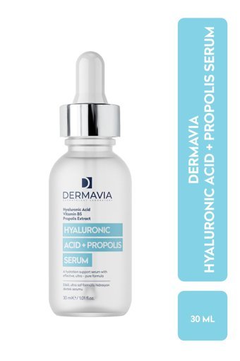 Dermavia Hyaluronic Acid+ Propolis Canlandırıcı Yaşlanma Karşıtı Jel Yüz Serumu 30 ml