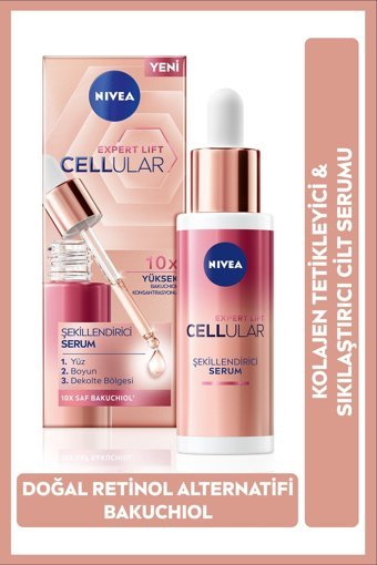 Nivea Expert Lift Cellular Yüz Dolgunlaştıran Canlandırıcı Yaşlanma Kırışıklık Karşıtı Kapsül Yüz Serumu 30 ml