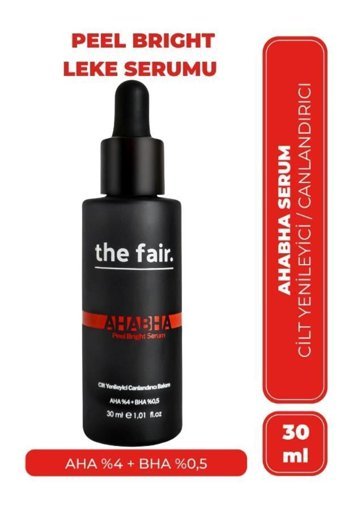 The Fair %4 AHA+ %0.5 BHA Yüz Dolgunlaştıran Canlandırıcı Yaşlanma Kırışıklık Karşıtı Jel Yüz Serumu 30 ml
