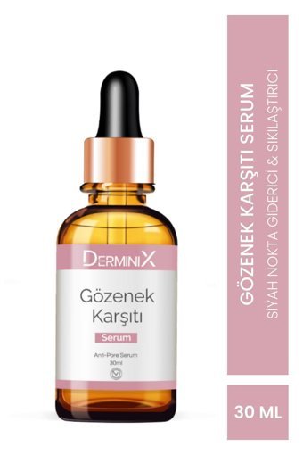 Derminix Gözenek Karşıtı Yüz Dolgunlaştıran Canlandırıcı Yaşlanma Kırışıklık Karşıtı Jel Yüz Serumu 30 ml