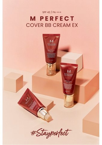 Missha Perfect Cover Tüm Cilt Tipleri İçin Sivilce Yapmayan BB Krem Orta Ton