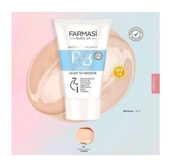Farmasi Karma ve Yağlı Ciltler İçin Suya Dayanıklı Sivilce Yapmayan BB Krem Orta Ton